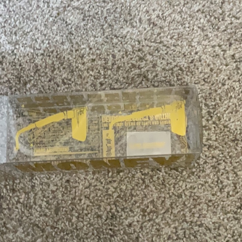 Pit Viper Gold Sunglasses (money counters) new with extra ear piece rubber. - Picture 3 of 5